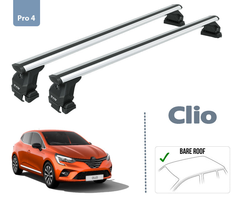 For Renault Clio 5 Roof Rack System Carrier Cross Bars Aluminum Lockable High Quality of Metal Bracket Silver For Renault Clio 5 Roof Rack System Carrier Cross Bars Aluminum Lockable High Quality of Metal Bracket Silver